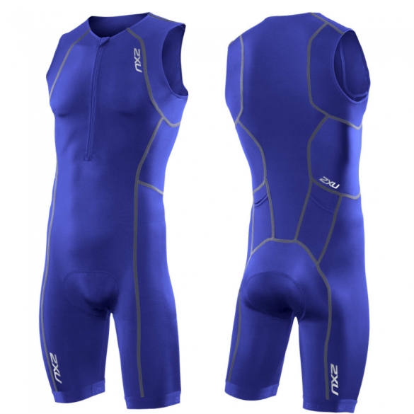 2XU Active tri suit heren 2014 MT2715d Nautic blue 2XUMT2715DBLUE
